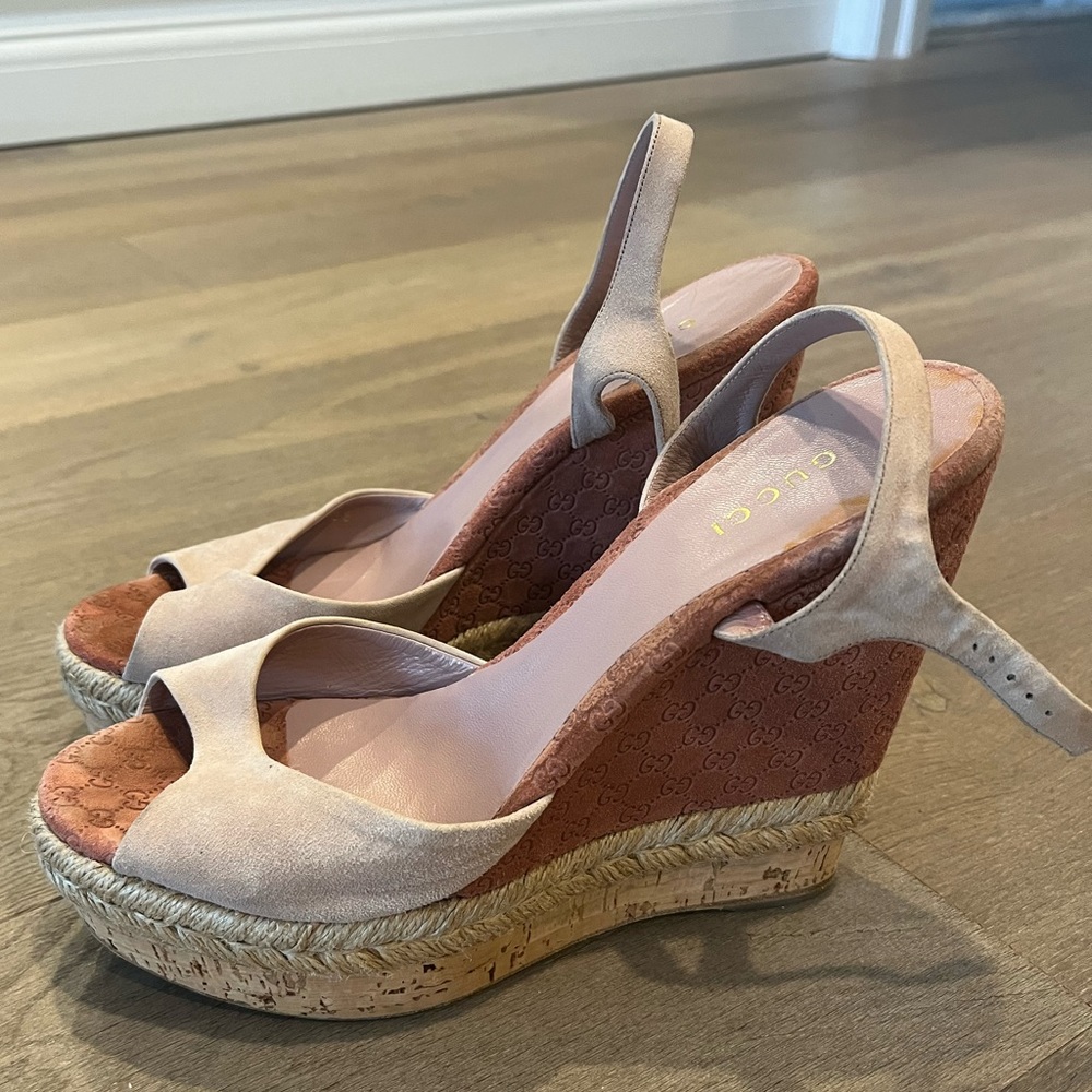 Gucci Espadrille Wedges